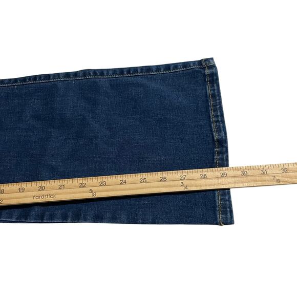 Torrid Womens 10-14 (30X29) Trio Fit Slim Boot Limitless Stretch Dark Blue Denim - Picture 13 of 14